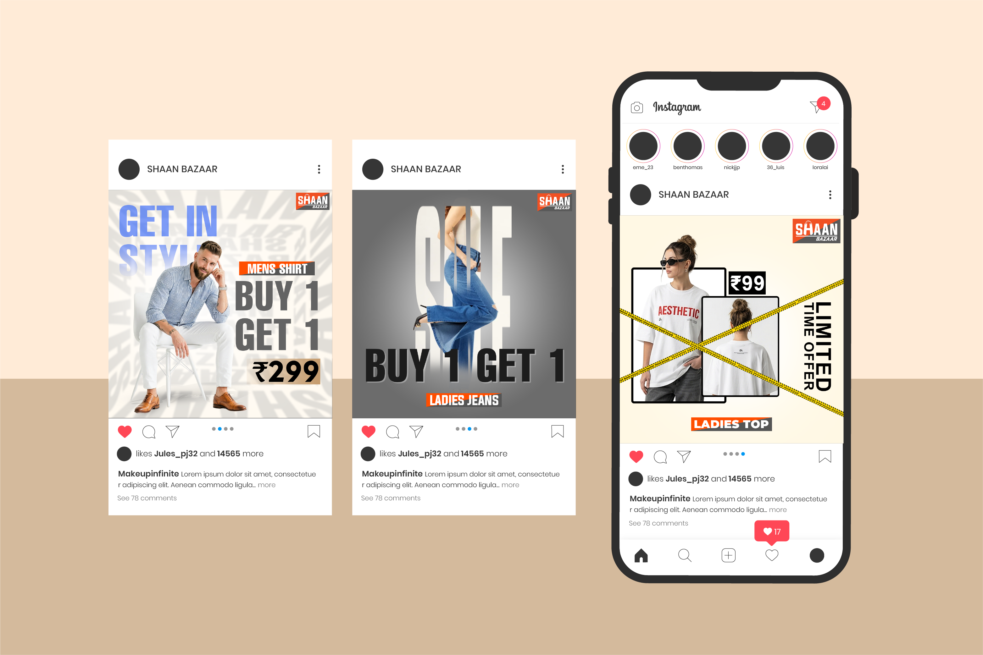 Cha O Kotha Instagram Carousel